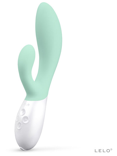 Lelo Ina 3 Seaweed Rabbit Vibrator Smoothest Silicon Dual Action Massager Stimulator - Club X
